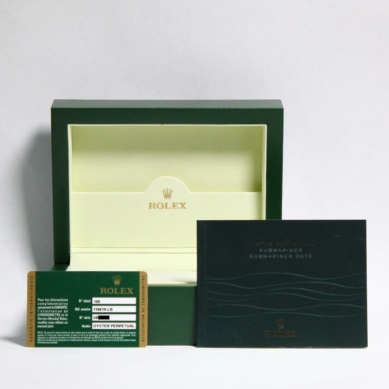 Rolex Submariner Anniversary White Gold 116619