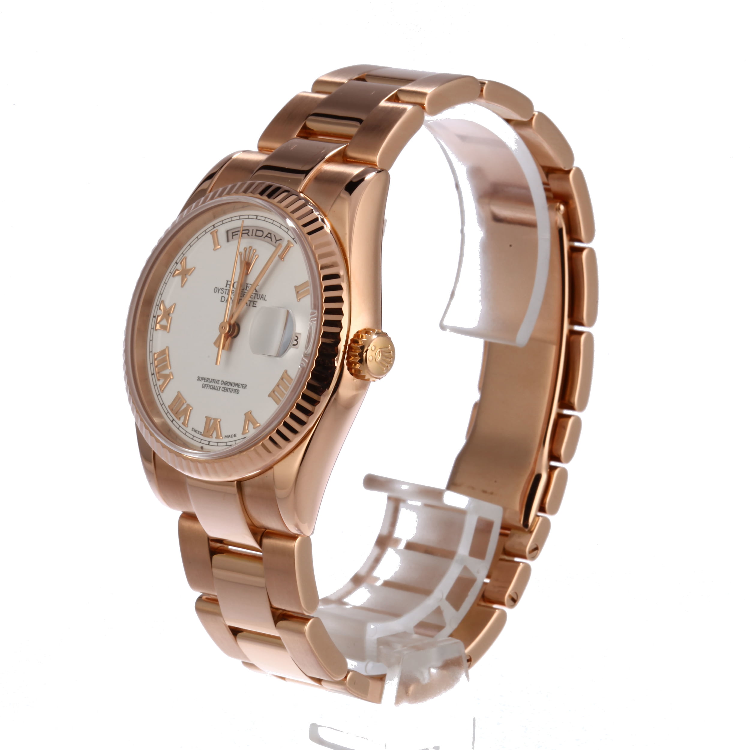 Rolex Day-Date 118235 Everose Gold Oyster