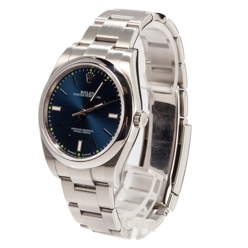 Rolex Oyster Perpetual 39 Blue 114300