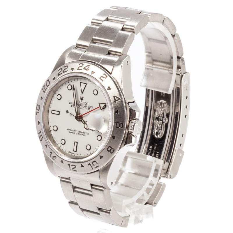 Pre-Owned Rolex Explorer II 16550 Stainless Steel