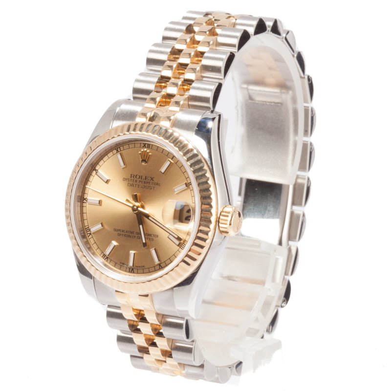 Rolex Mid-size Datejust 178273 Champagne