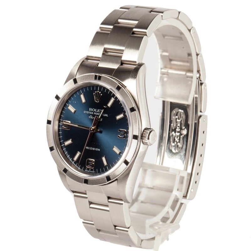 Rolex Air-King 14010 Stainless Steel Blue