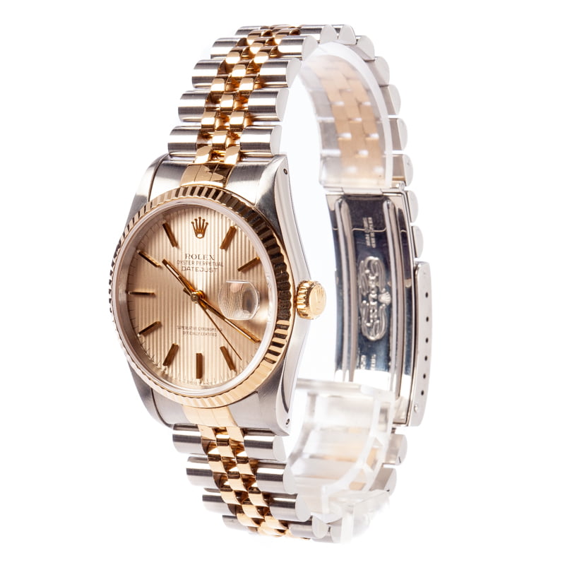 Used Rolex Datejust 16233 Two Tone Silver Dial