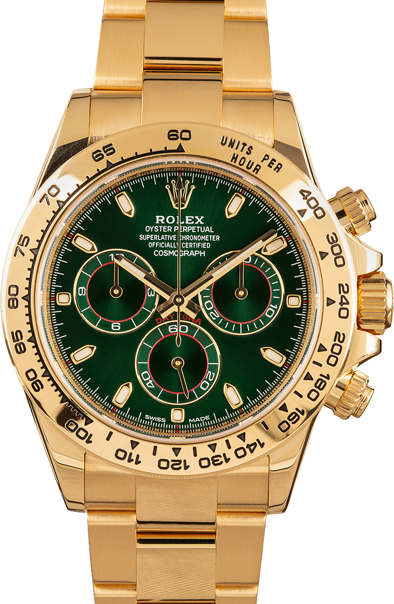 green and gold rolex