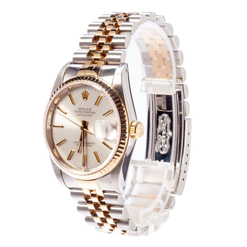 Rolex Datejust 36MM Silver Dial 16233