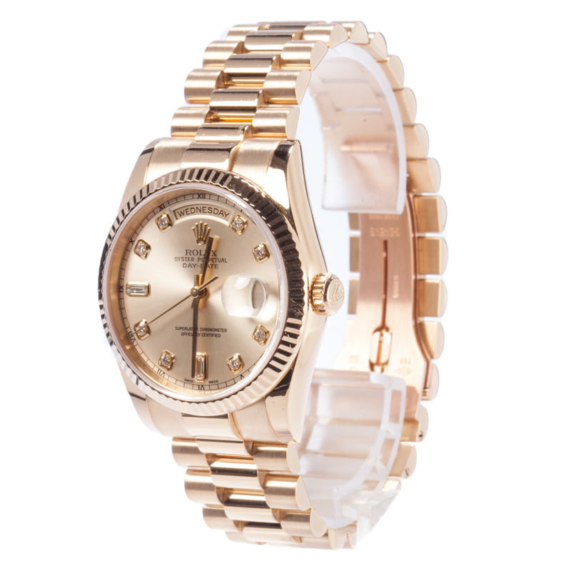 PreOwned Rolex President 118238 Yellow Gold