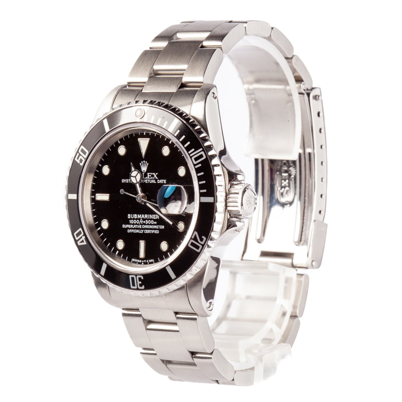 Used Rolex Submariner 16800 | Bob's 