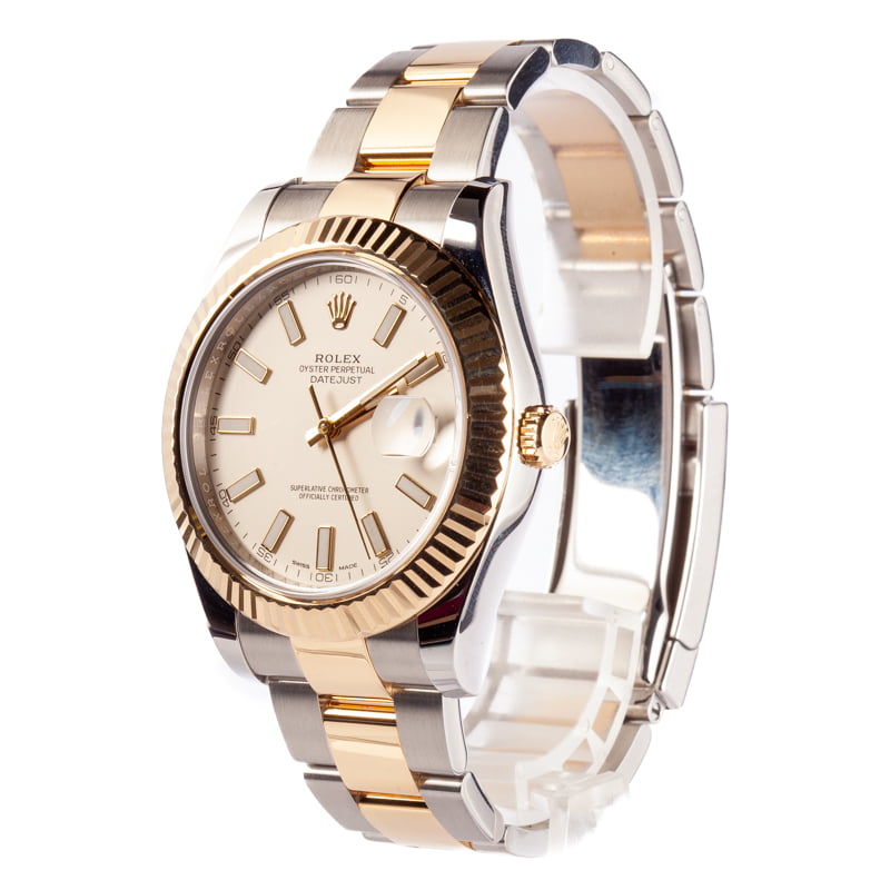 PreOwned Rolex Datejust II Ivory Dial 116333