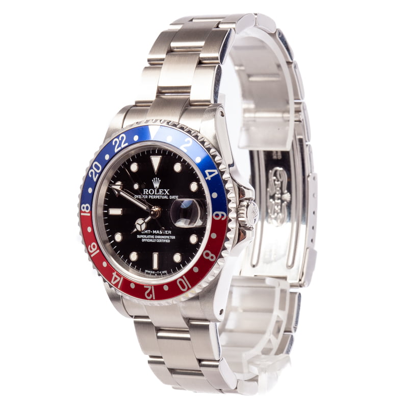 Rolex GMT-Master 16700 Black Dial with 'Pepsi' Bezel