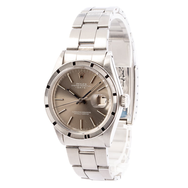 Pre-Owned Rolex Date 1501 Steel Oyster 1