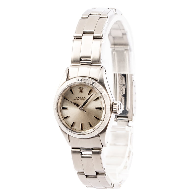 Ladies Rolex Oyster Perpetual 6623 Silver