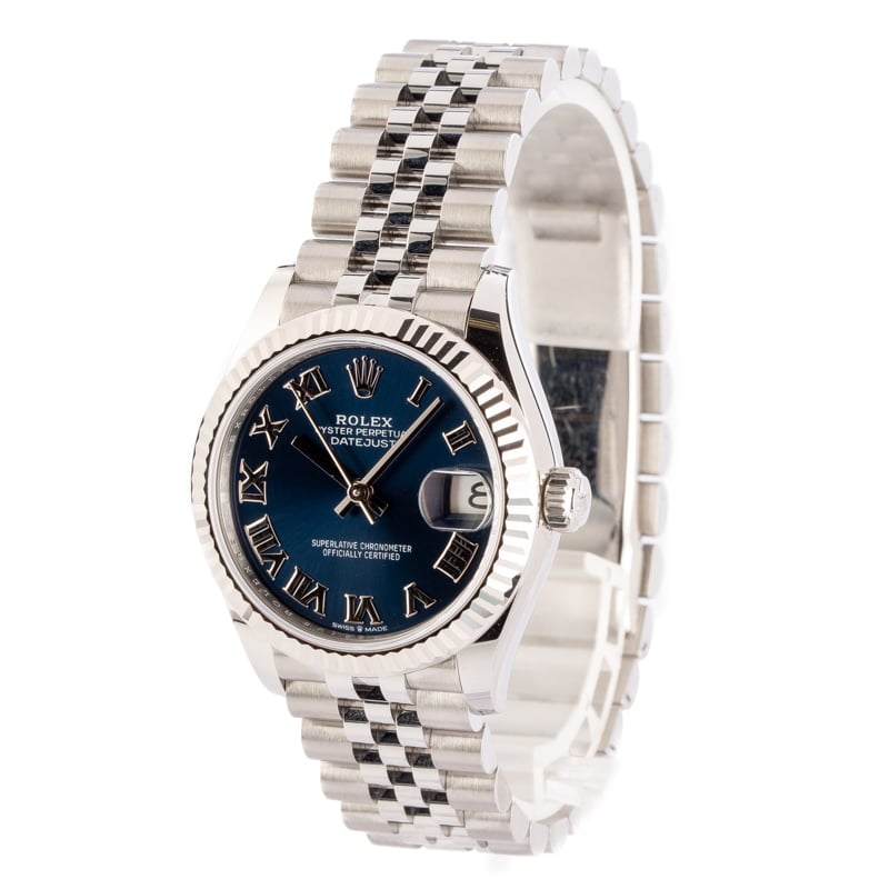 Used Rolex Datejust 278274 Blue Roman