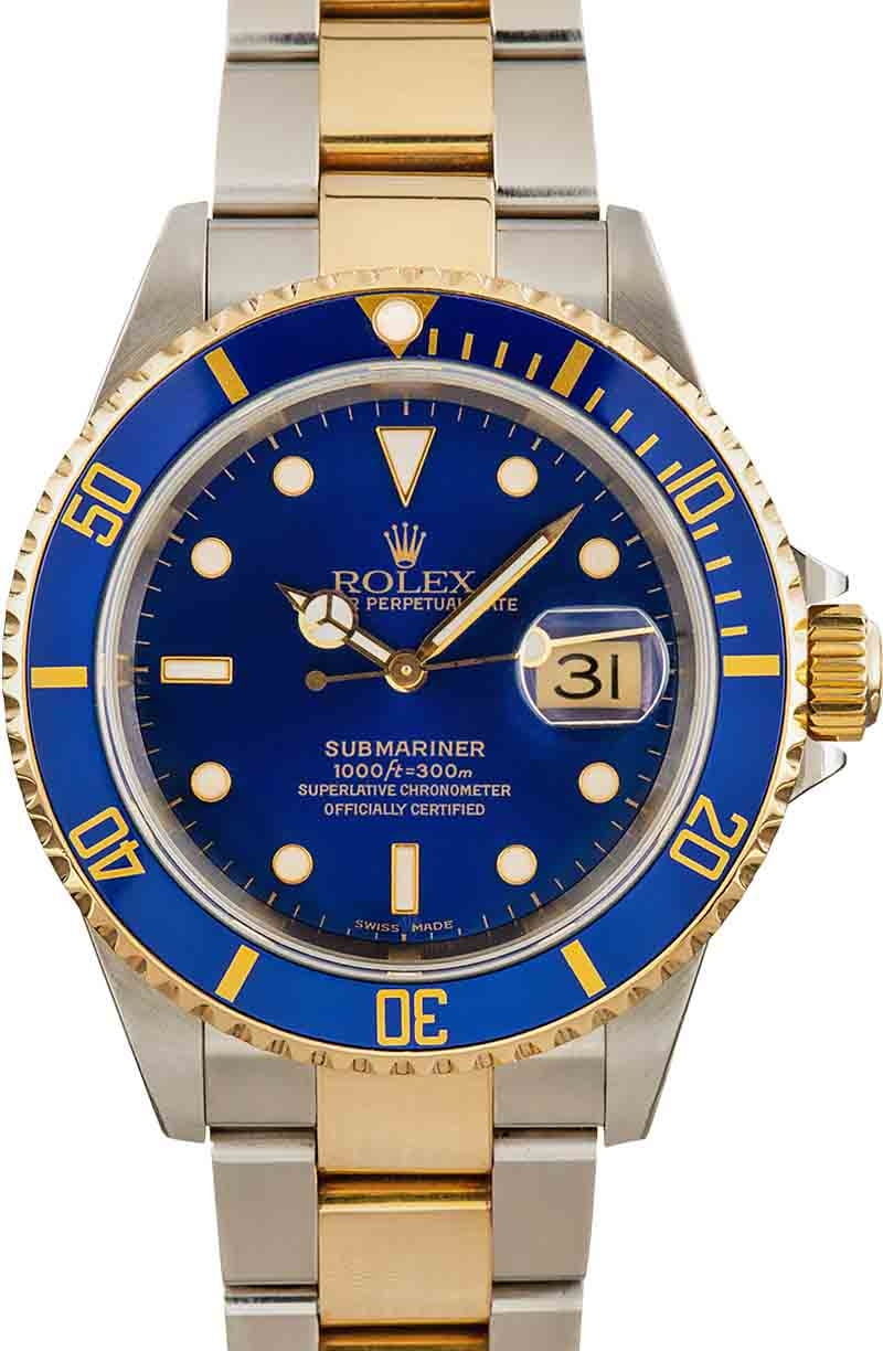 Buy Used Rolex Submariner 16613 | Bob's Watches - Sku: 157747