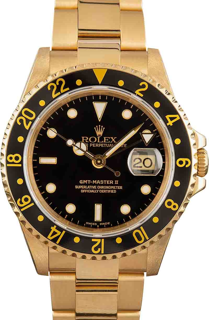 Vintage Rolex GMT-Master 1675 Steel & Gold