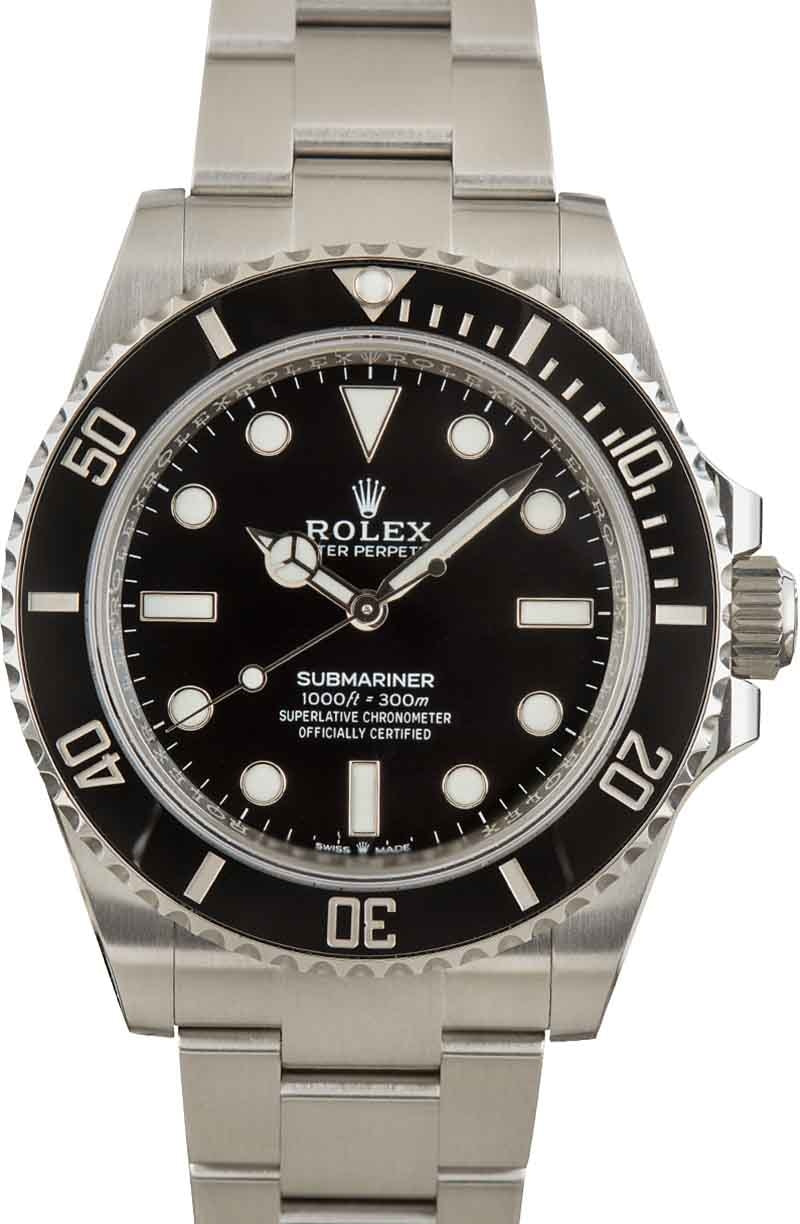 Buy Used Rolex Submariner 124060 | Bob's Watches - Sku: 162691