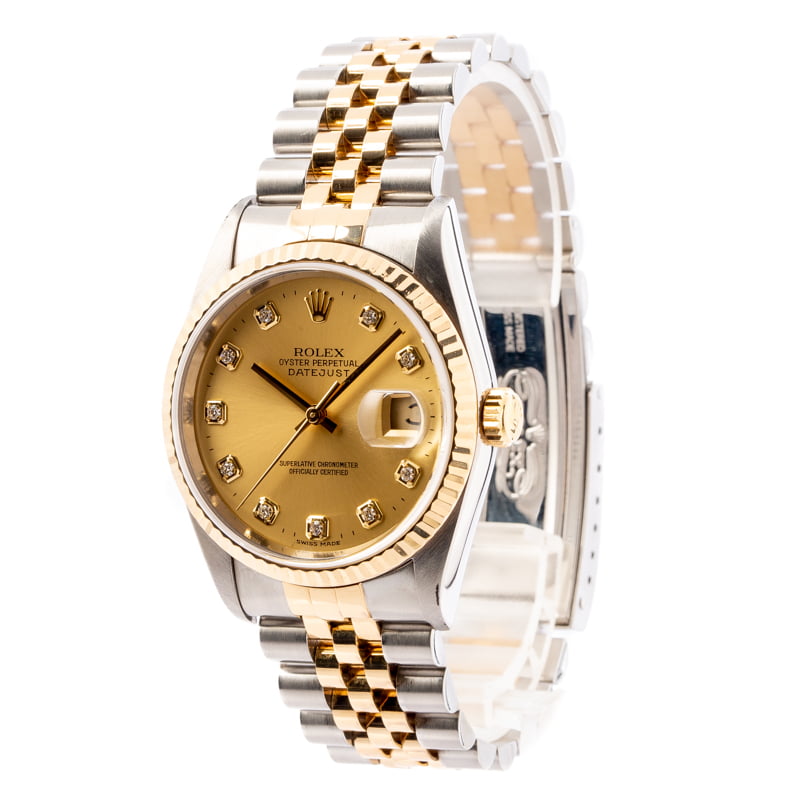 Buy Used Rolex Datejust 16233 | Bob's Watches - Sku: 151072