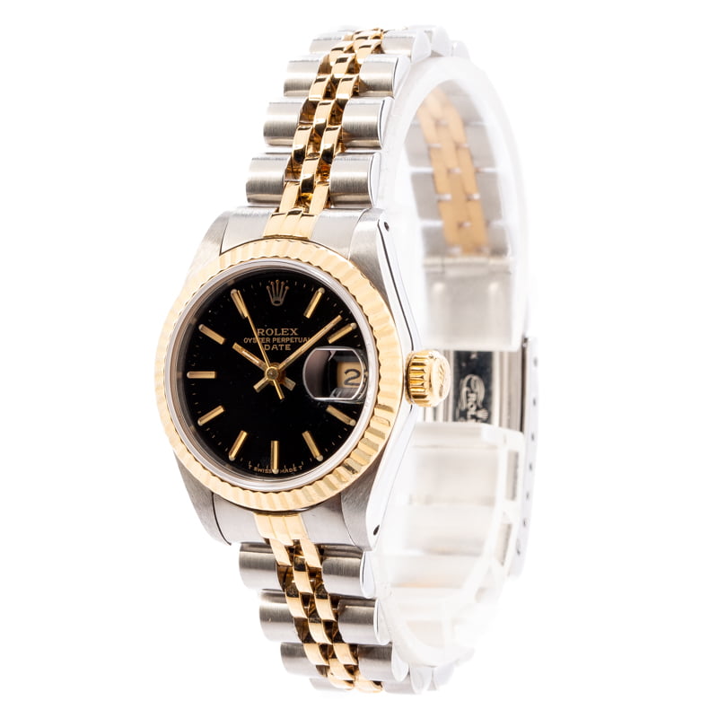 Ladies Rolex Date 69173 Black