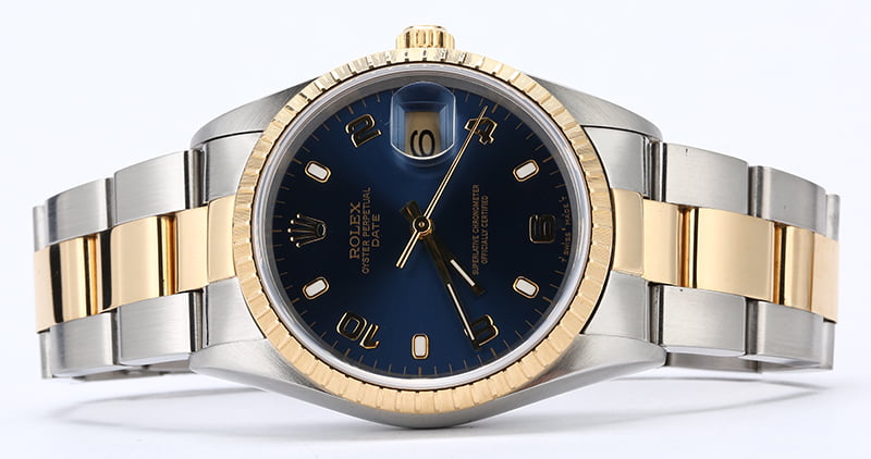 Rolex Arabic Rolex Urdu Dial Price Rolex Date 15223 Blue Arabic Dial