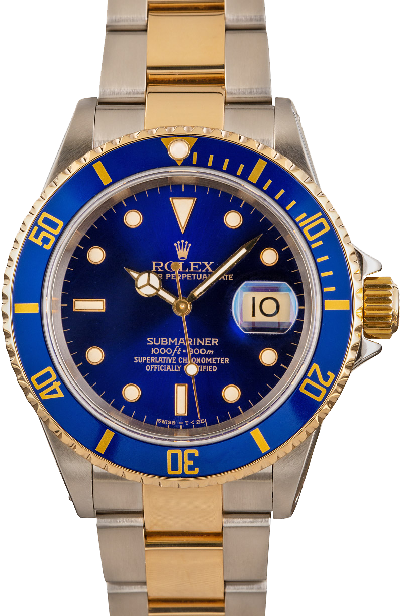 Buy Used Rolex Submariner 16613 | Bob's Watches - Sku: 150524 x