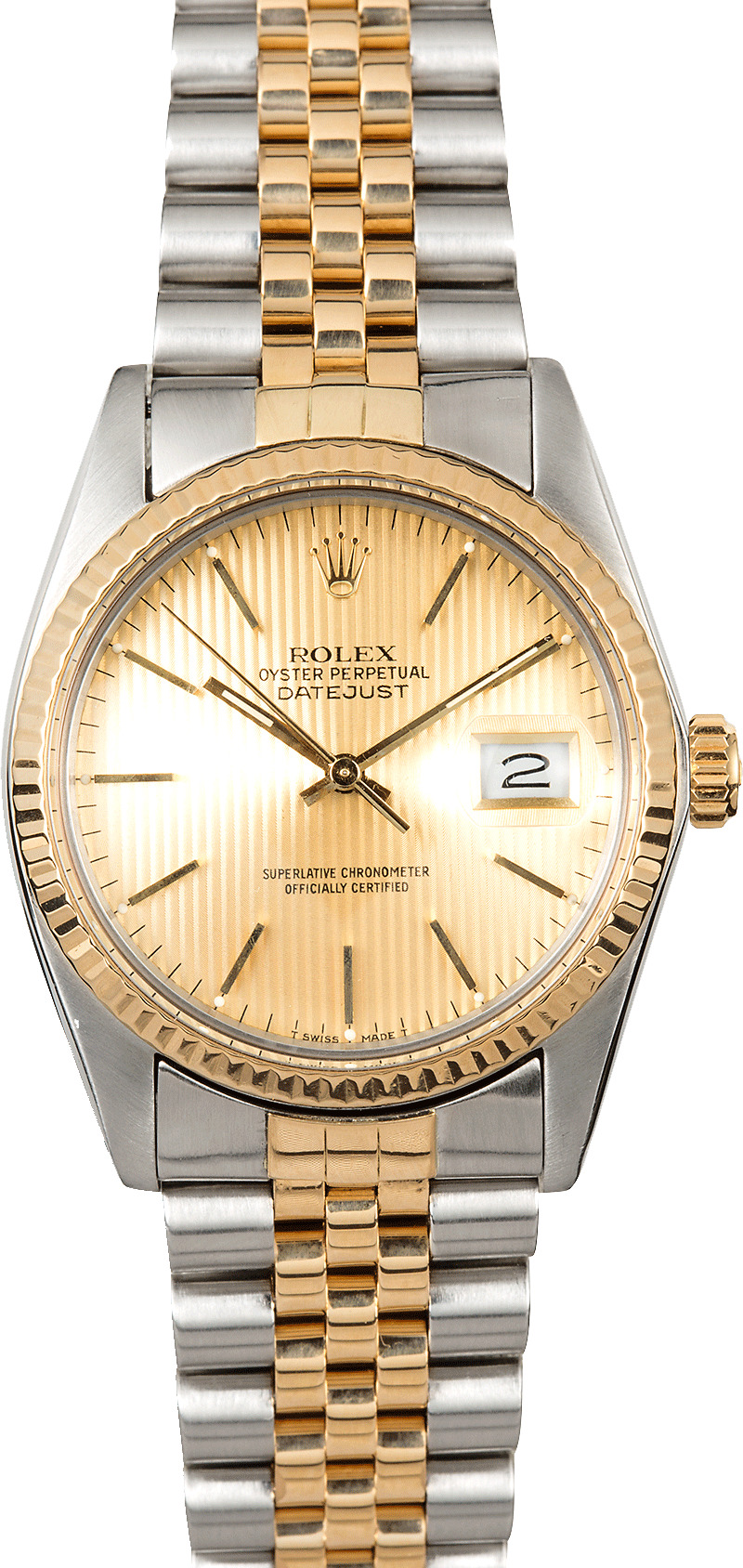 Datejust Rolex 16013 Champagne Tapestry 