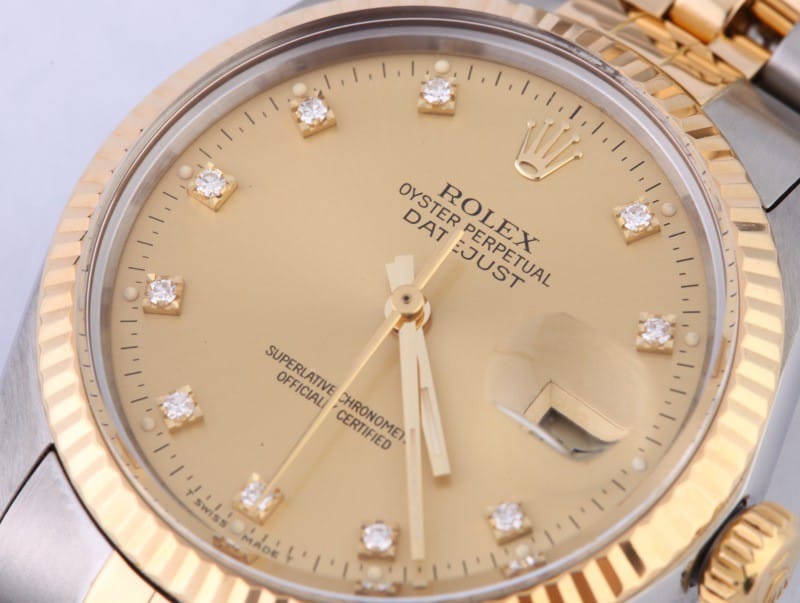 rolex 16013 diamond dial