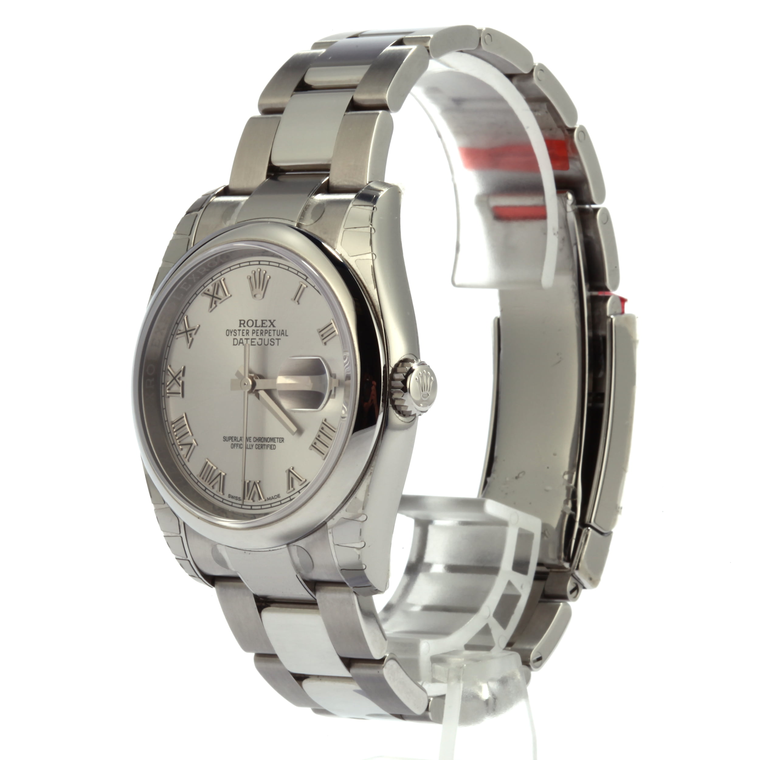 Unworn Rolex Datejust 116200 Roman Dial 3