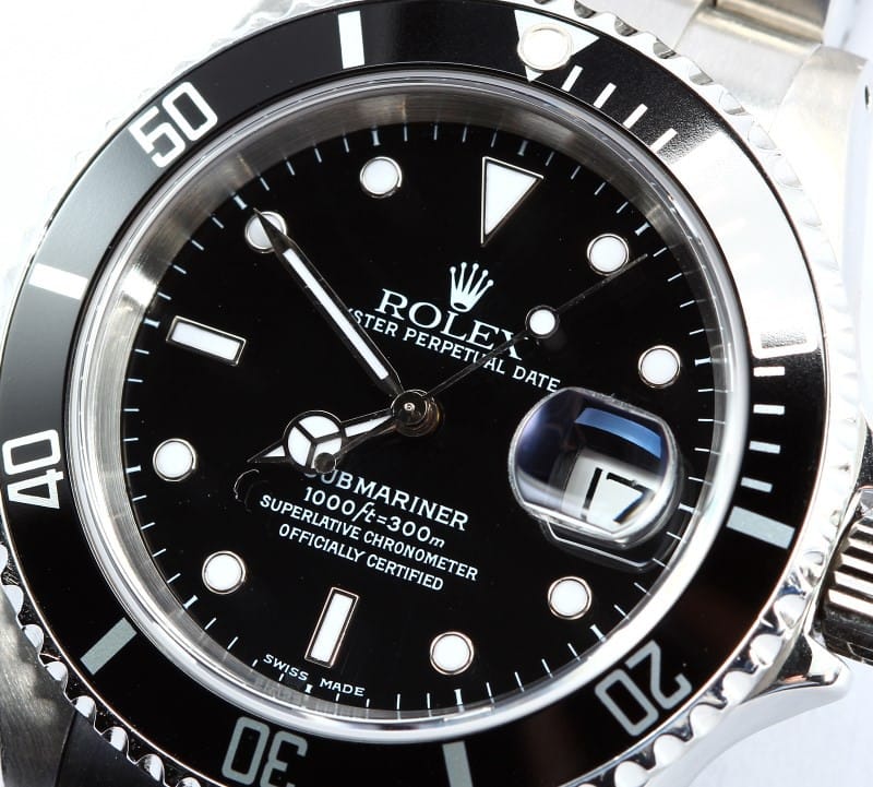 Mens Used Rolex Submariner 16610, Pre Owned at Bob's Watches