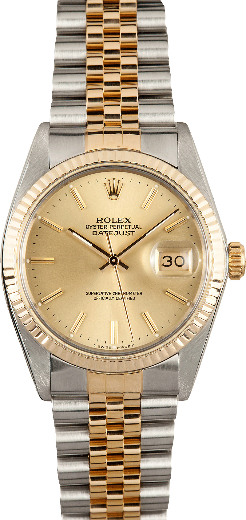 rolex two tone 16013 datejust