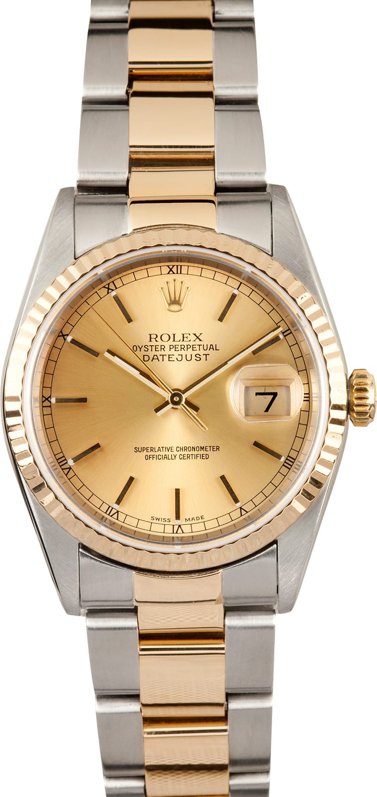  Rolex  Datejust Two Tone 16233 