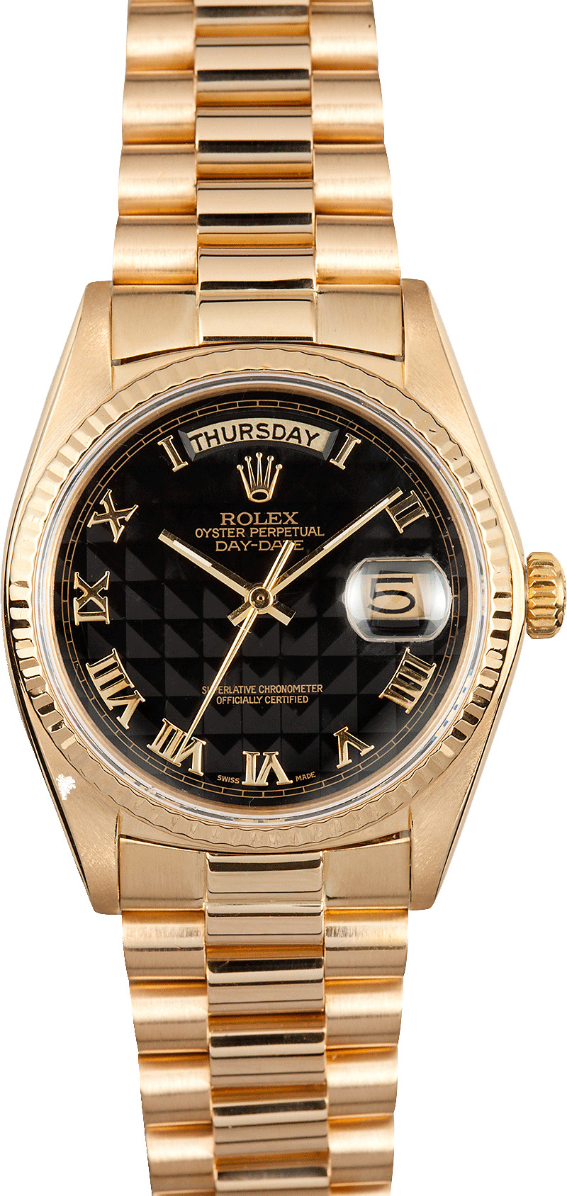 rolex presidential roman numerals