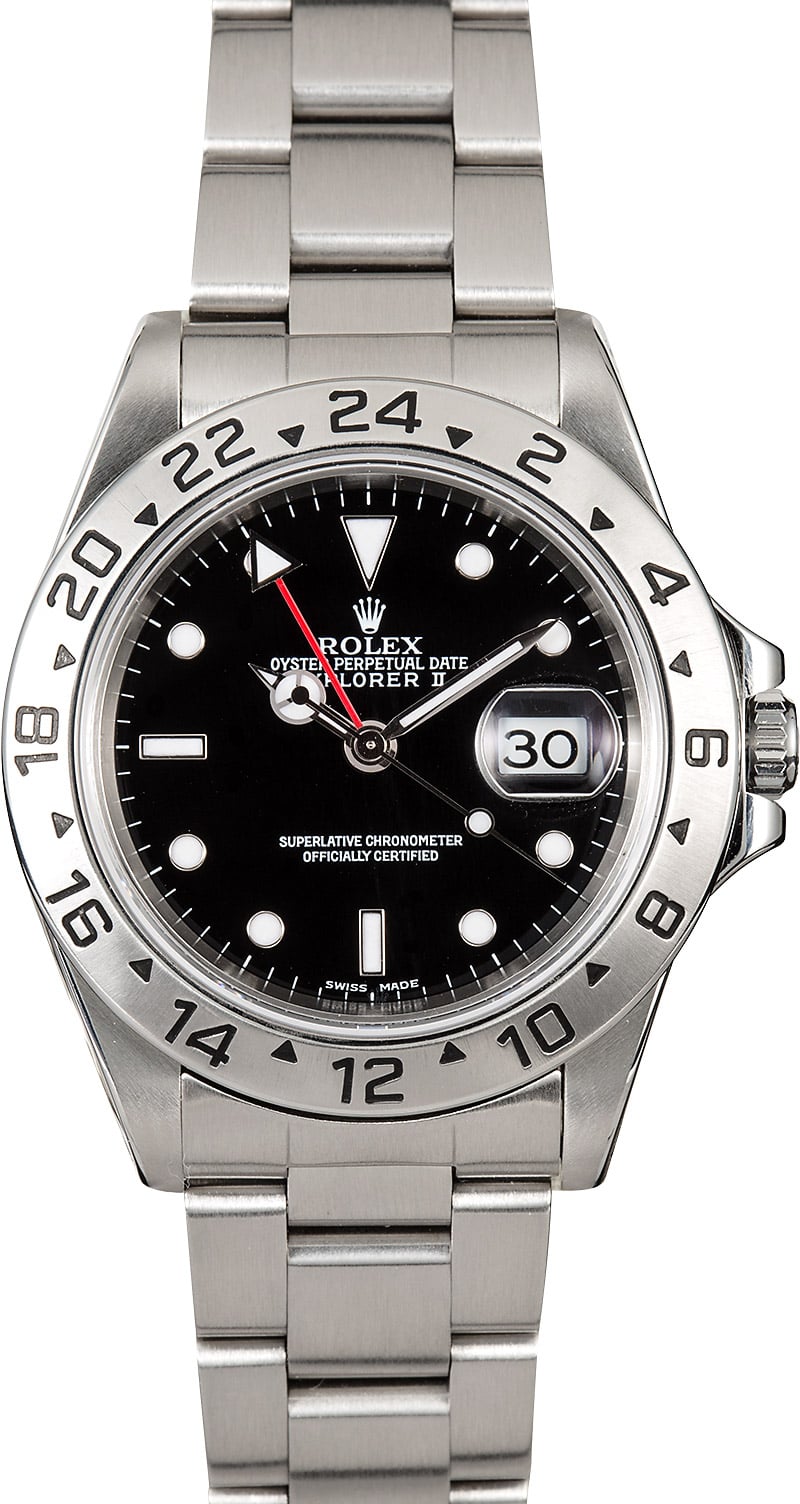 Men's Rolex Explorer II Men's Stainless Steel 16570