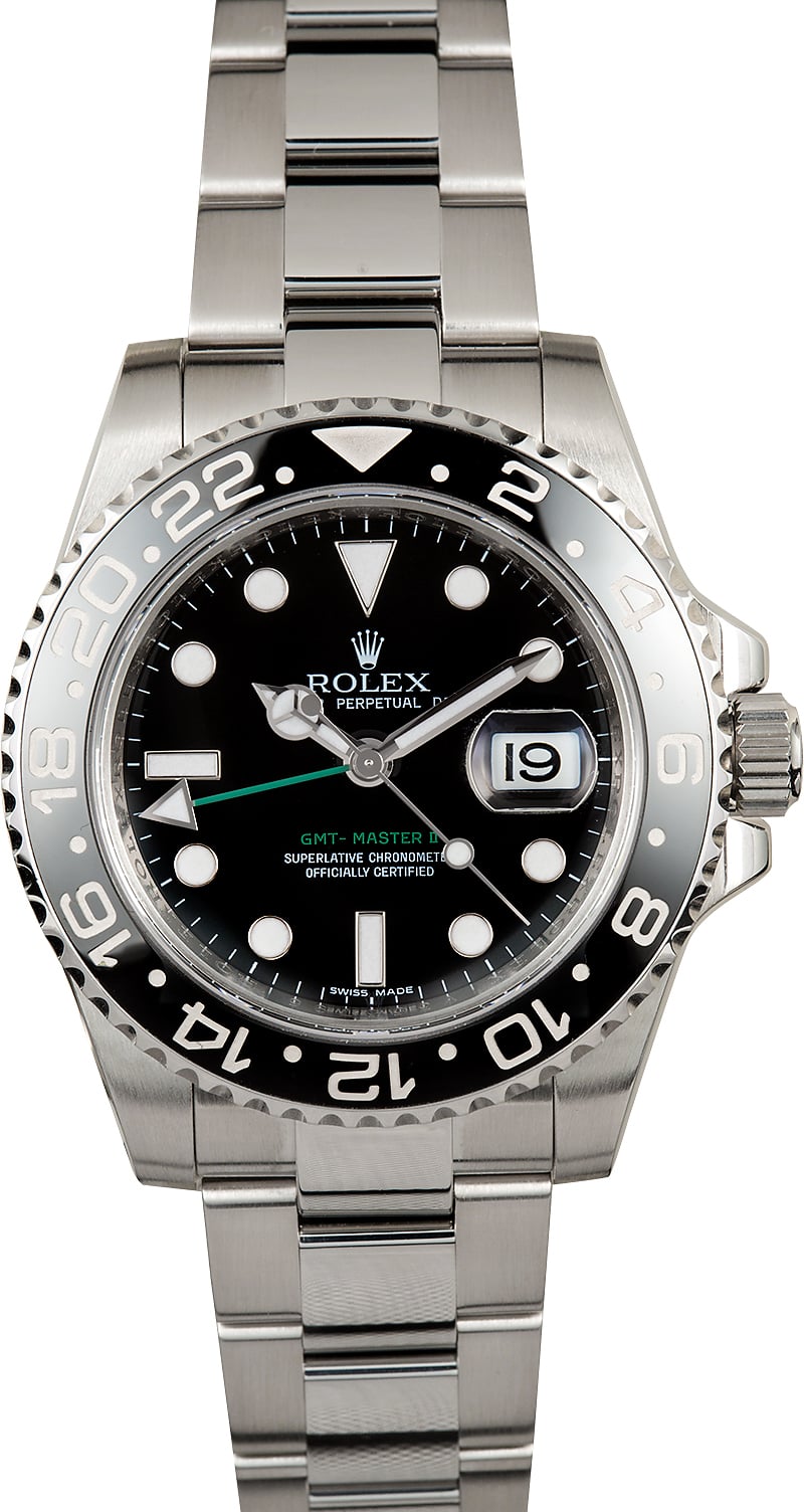 Men's Rolex GMT-Master II Ref 116710 Black Dial