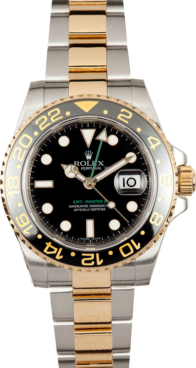 two tone rolex gmt master ii