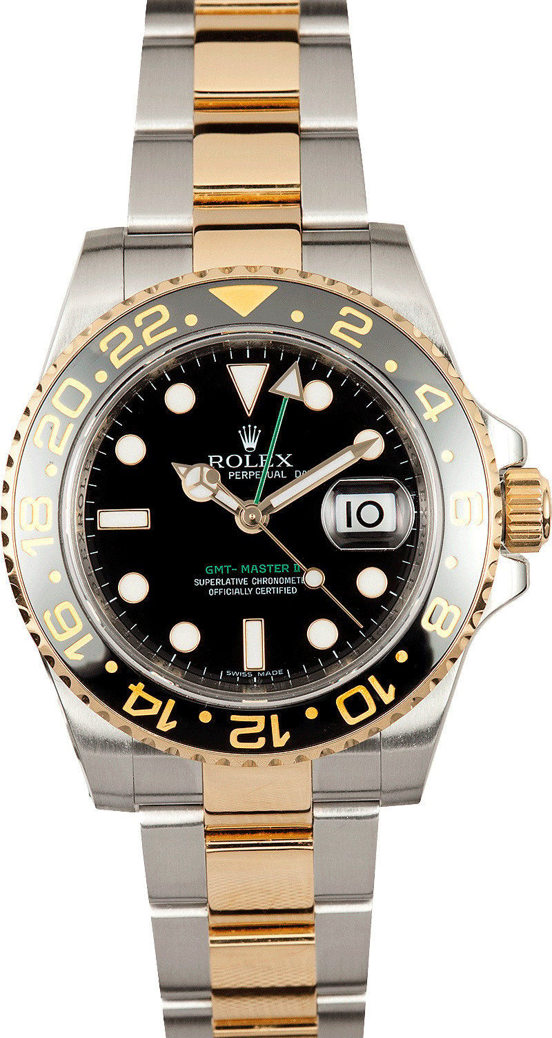 gmt master ii 2 tone