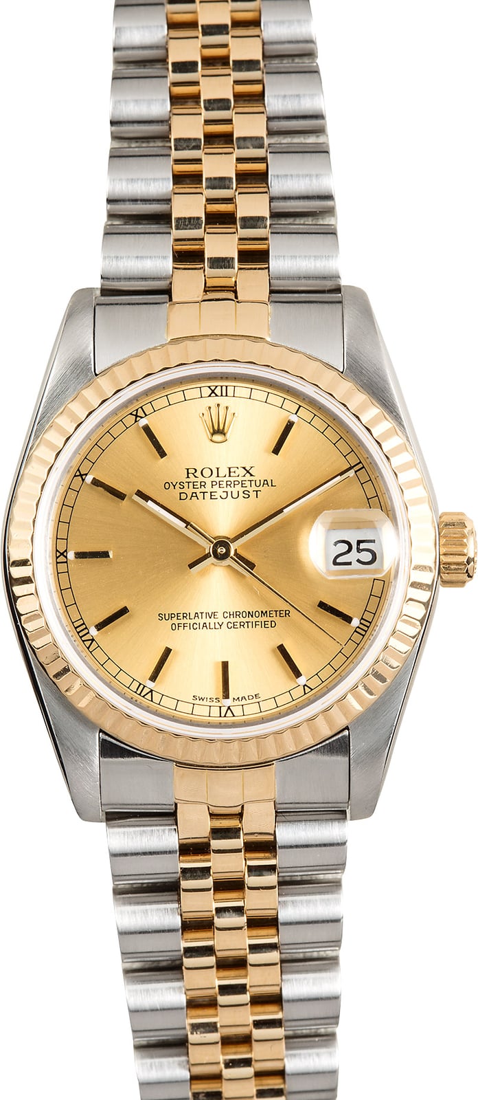 Men's or Ladies Rolex Datejust Midsize Watch 68273