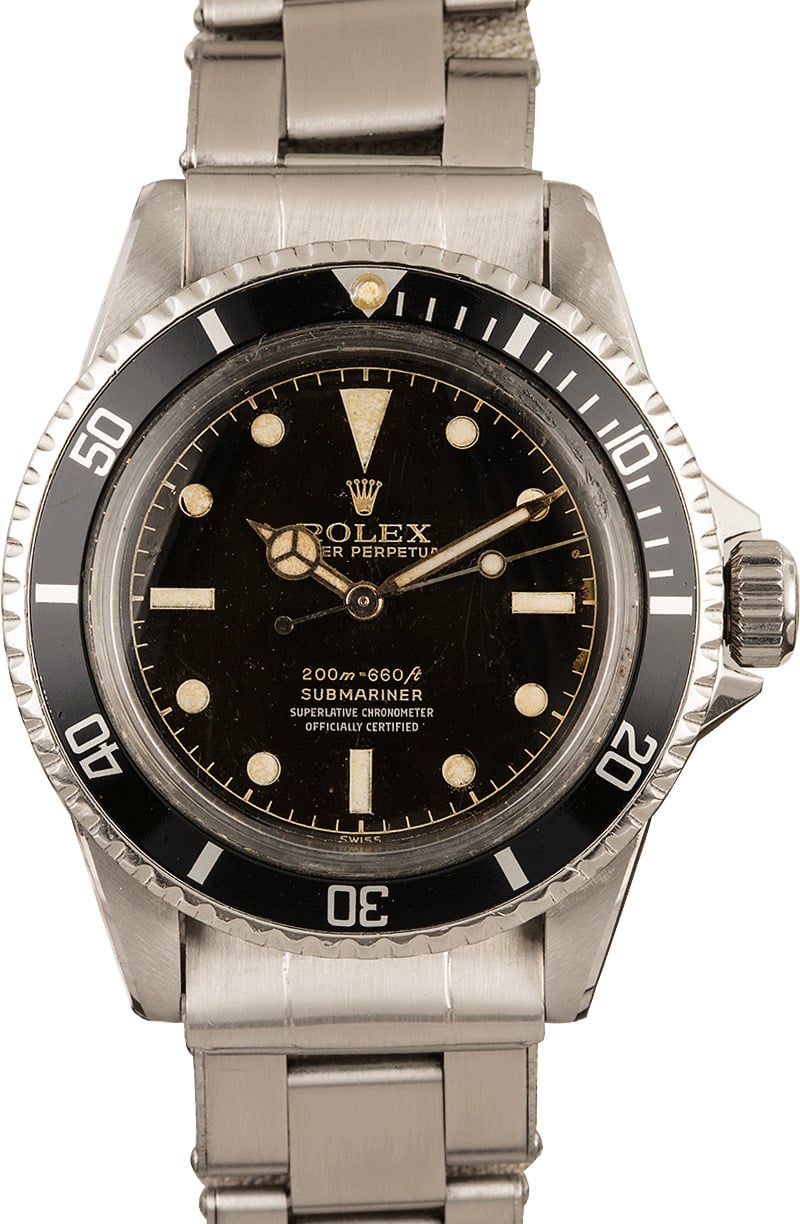 Buy Vintage Rolex Submariner 5512 | Bob's Watches - Sku: 118234