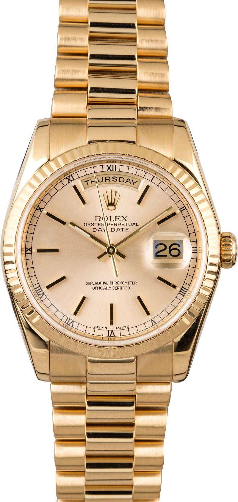 pre owned rolex day date president