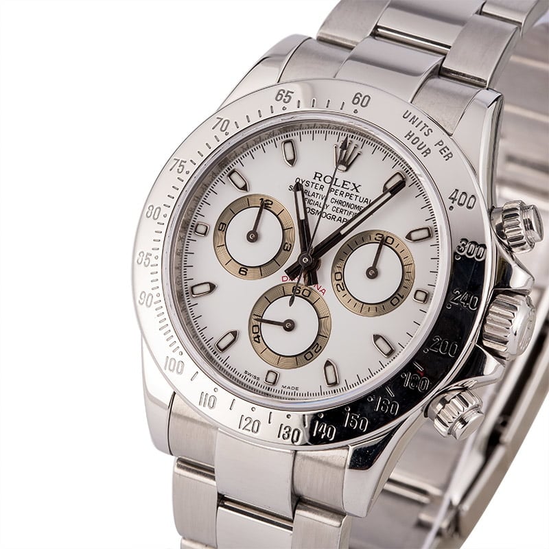 Buy Used Rolex Daytona 116520WSO | Bob's Watches - Sku: 128948
