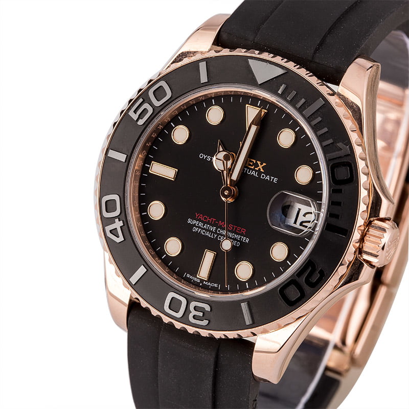 Buy Used Rolex Yachtmaster 268655BKSRS | Bob's Watches - Sku: 128757