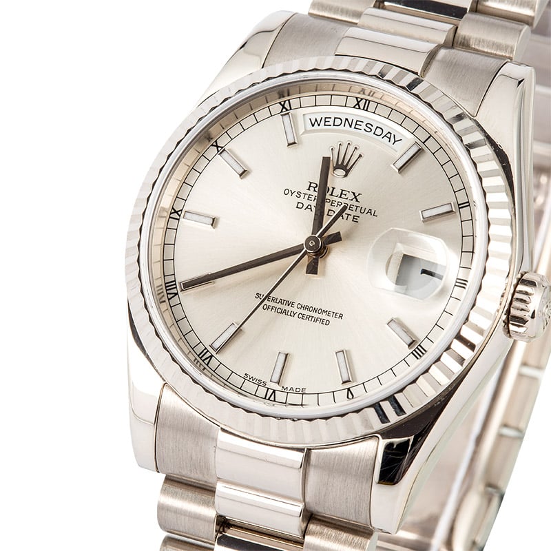 PreOwned Rolex President 118239 White Gold