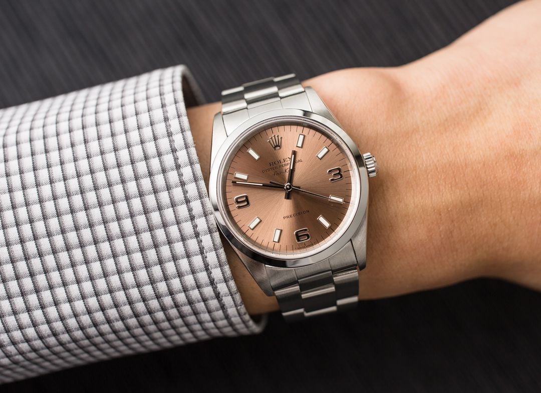 salmon dial rolex