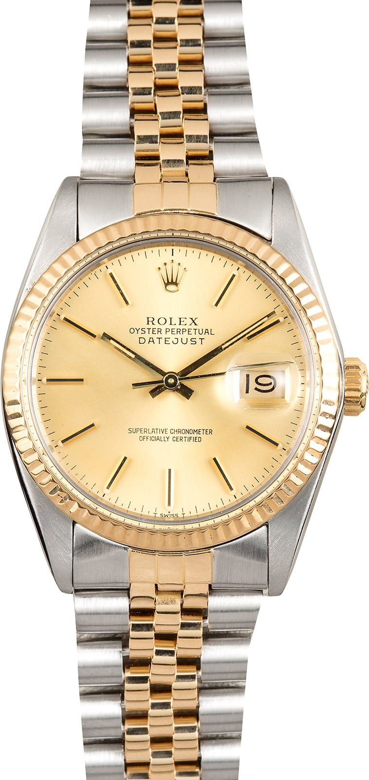 datejust champagne dial