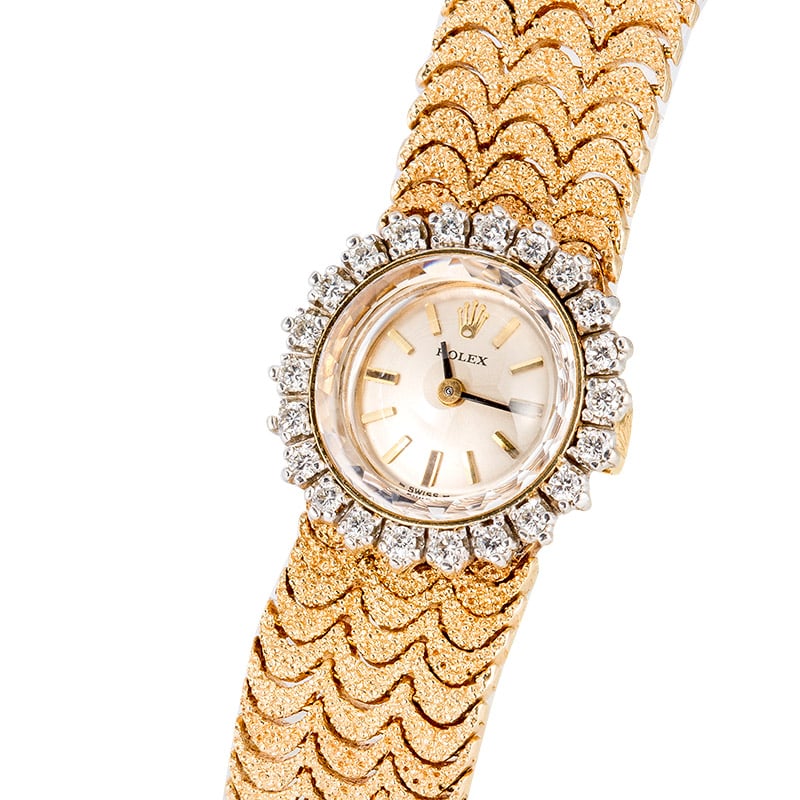 Vintage Rolex Women's Diamond Cocktail Watch