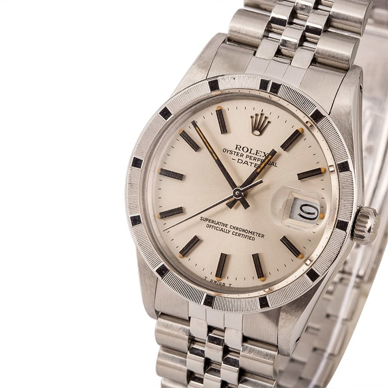 Pre-Owned Rolex Date 15010 Silver Dial