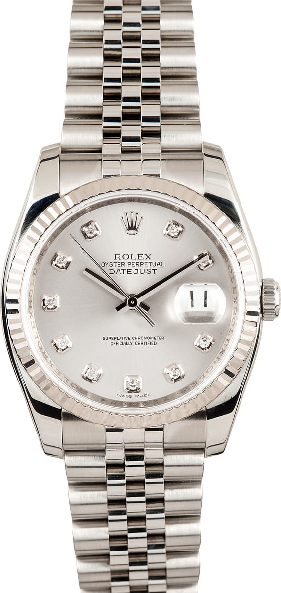 rolex oyster perpetual datejust diamond numbers