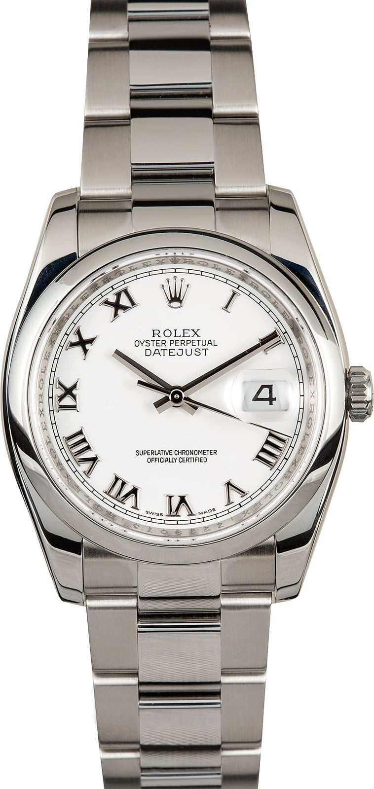 white dial rolex datejust