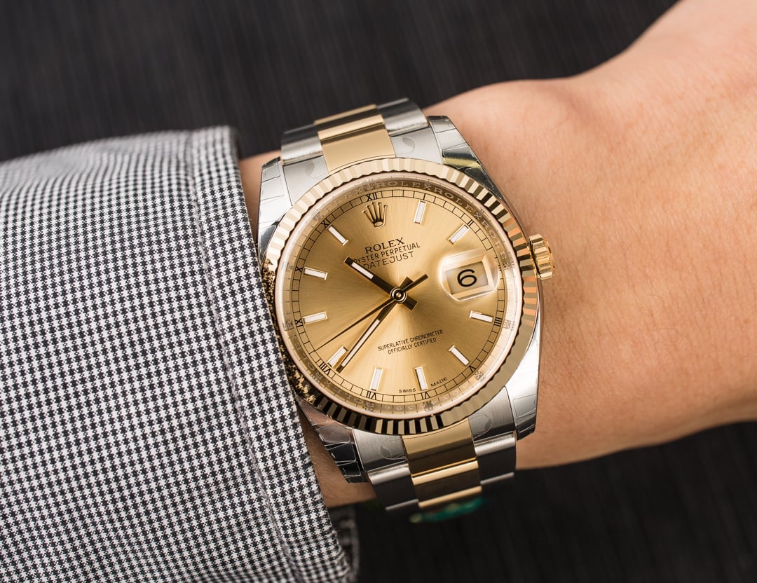 Rolex Datejust 116233 Two Tone Oyster Band
