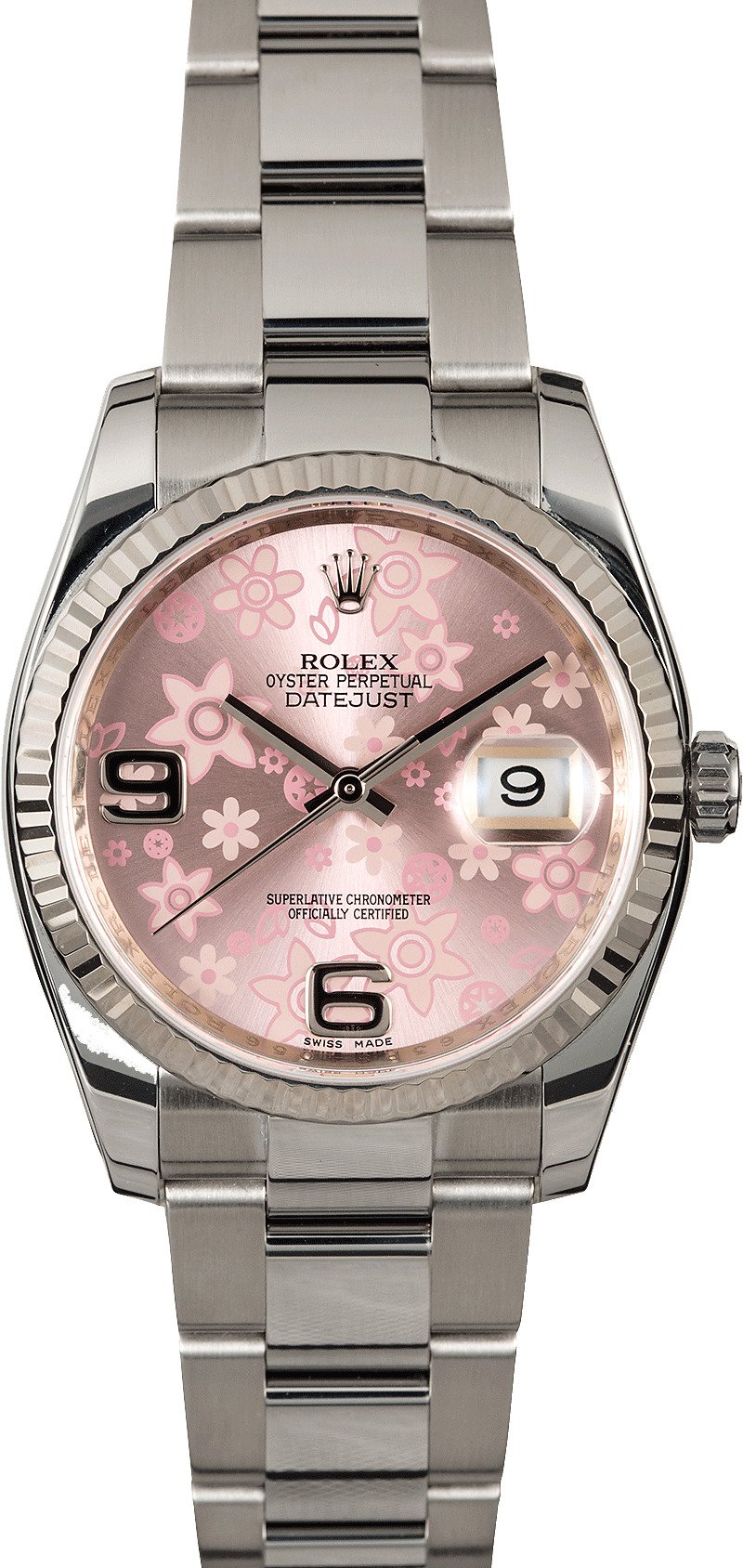 Rolex Datejust 116234 Pink Floral Motif 