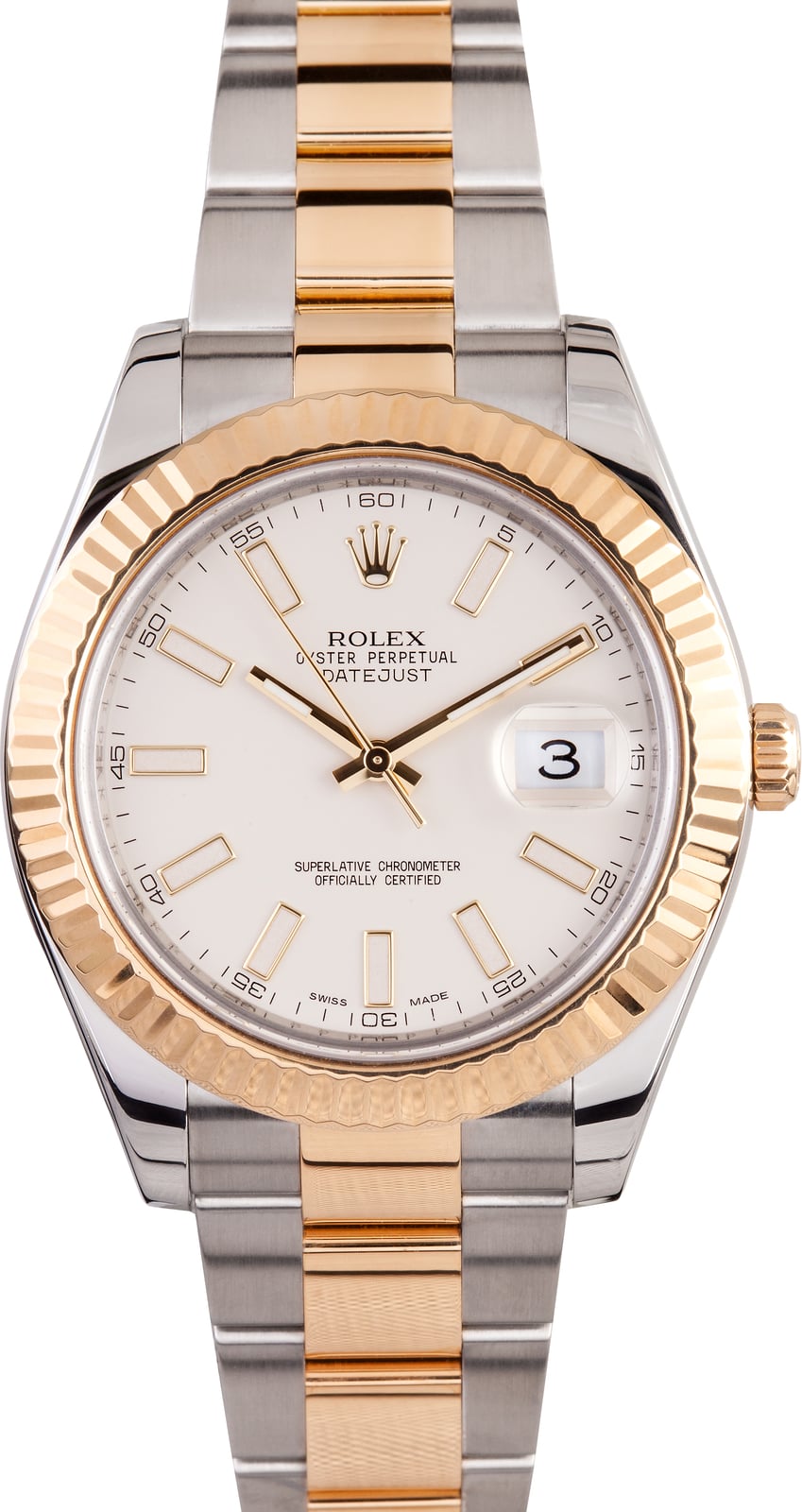 rolex datejust ivory dial