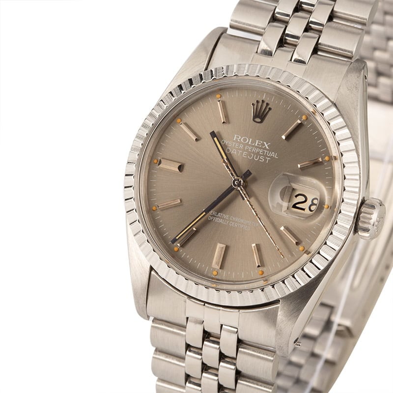 Pre Owned Rolex Datejust 16030 Slate